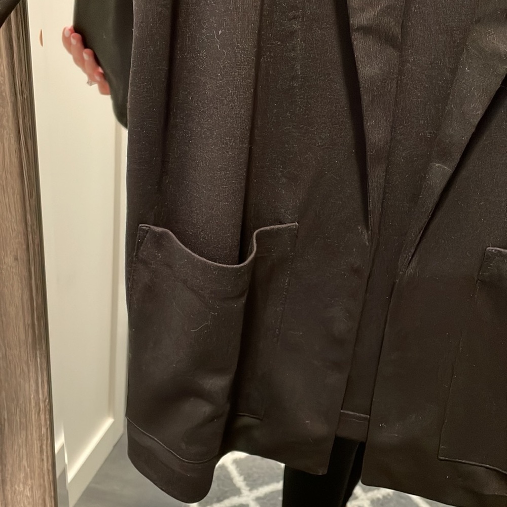NWT H&M Black Open Front Blazer - Picture 5 of 5